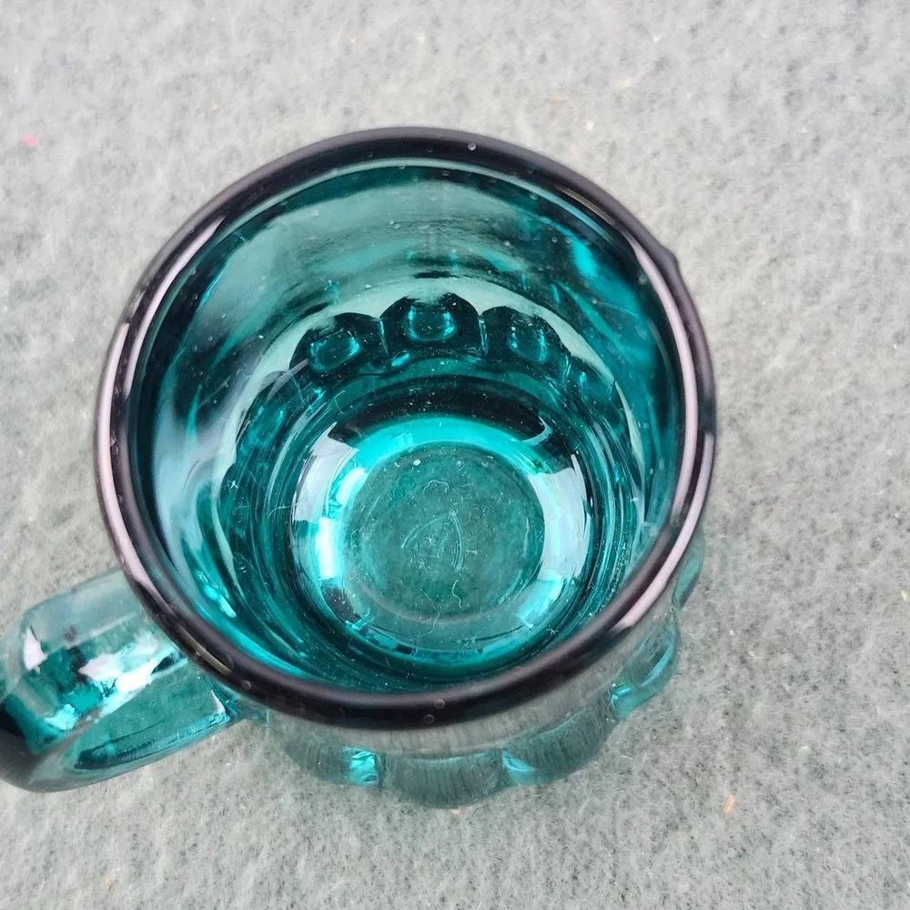Federal Glass Shot Glass Lot Mini Beer Mug Toothpick Holders 1 oz Set of‎ 3